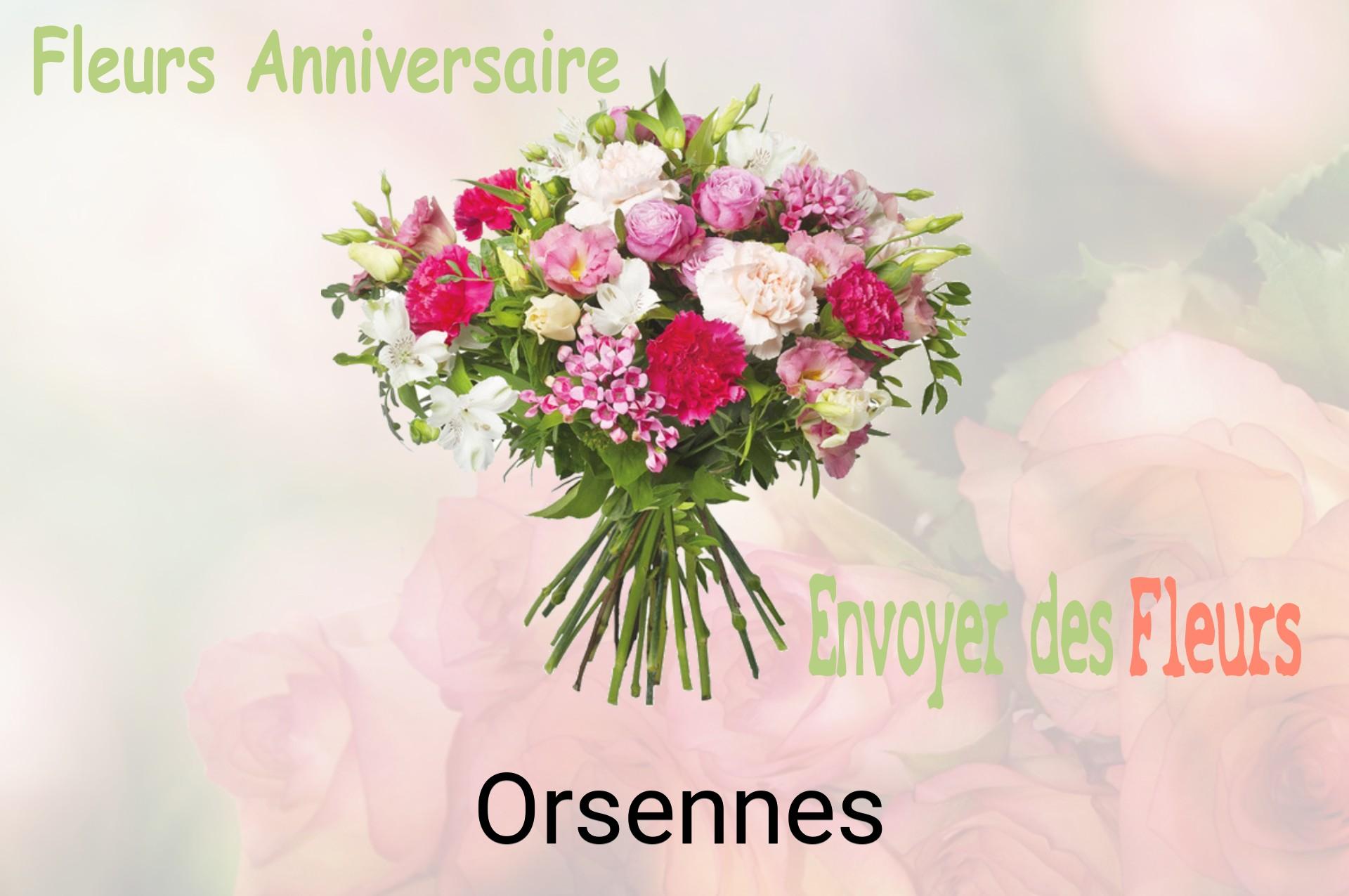 Bouquet de fleurs d’anniversaire livré à Orsennes
